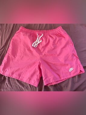Nike Hot Pink Athletic Mesh Lined Shorts